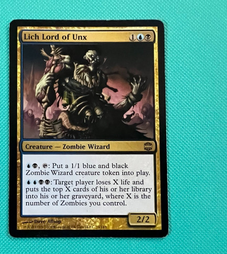 Lich lord unx alara - lich,