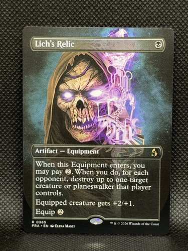Lich relic 0365 mtg - relic, #0365
