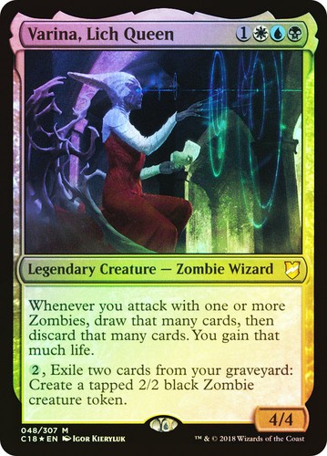 Mtg foil varina lich - varina,, queen