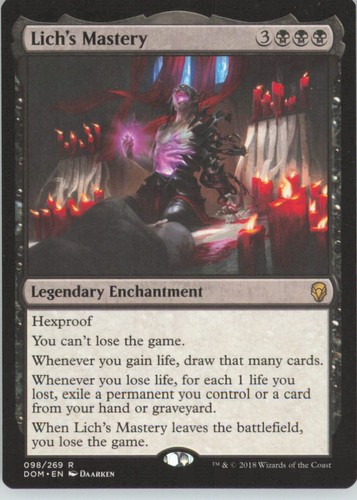 Lich mastery dominaria - nm,