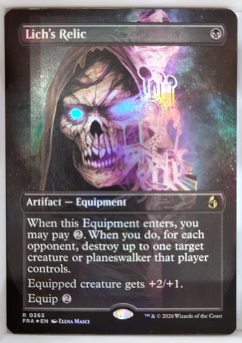 Lich relic fra 365 foil - lich's,