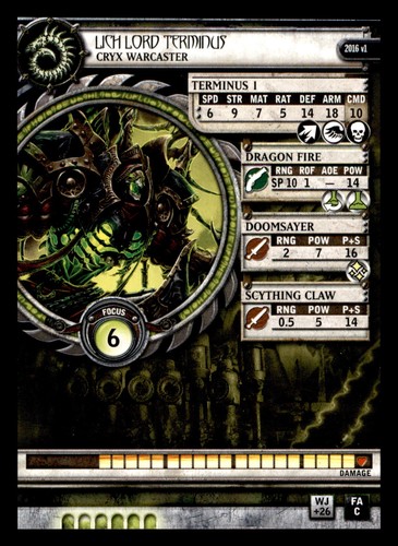 Lich lord terminus cryx - lord,