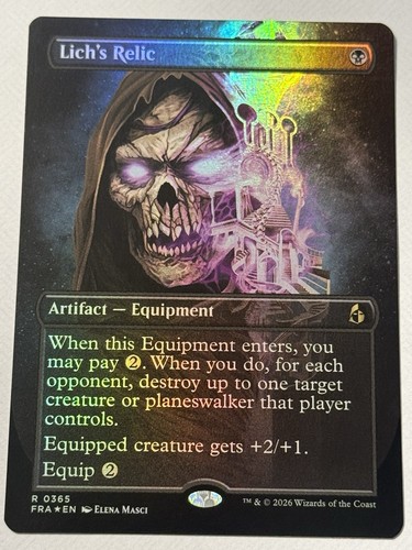 Lich relic - lich's,