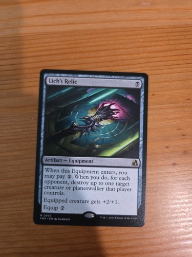 Lich relic reality fracture - reality,