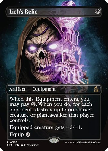 Mtg lich relic - lich's,