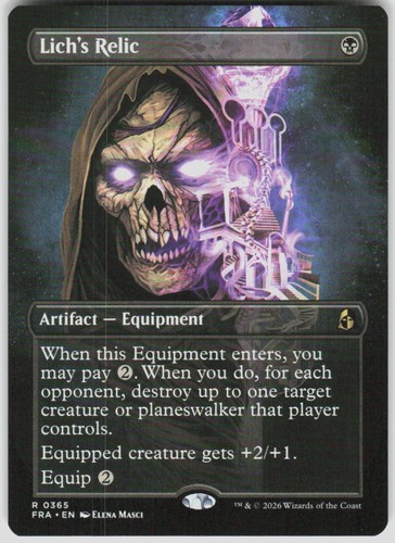 Lich relic borderless 365 - relic,