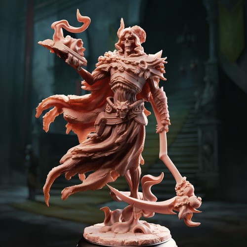 Lich necromancer print on - -,