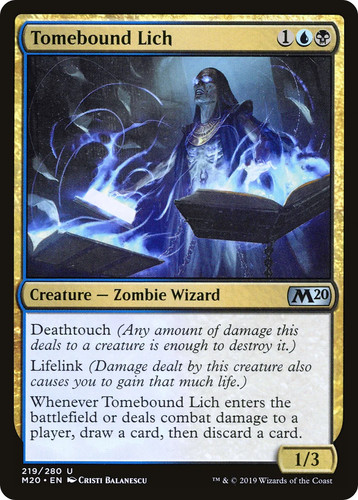 Tomebound lich core set 2020 - tomebound, [core