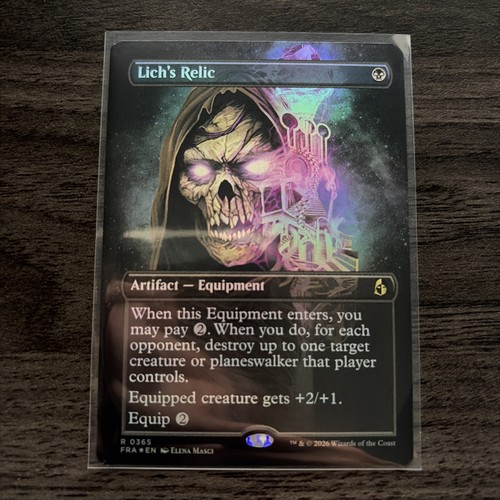 Lich relic - relic, (borderless)