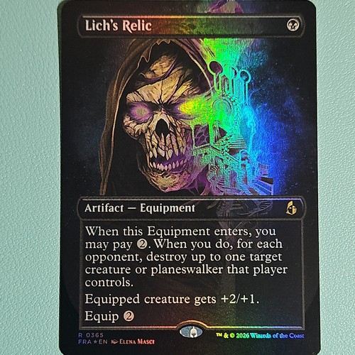 Lich relic - lich's, (borderless