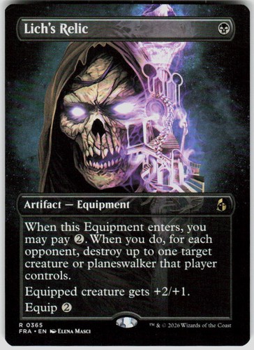 Lich relic borderless 365 - relic,