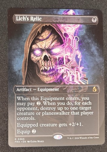 Lich relic - lich's, (borderless)