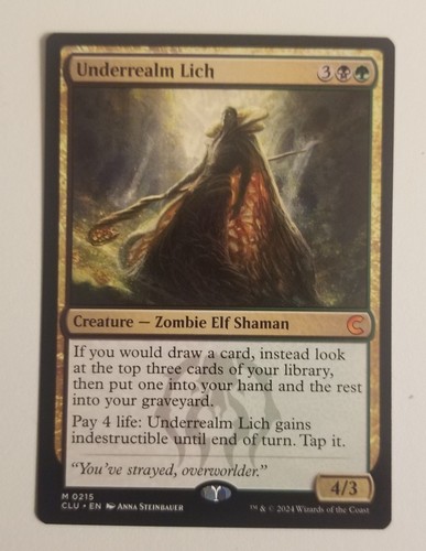 Mtg underrealm lich nm - mtg,