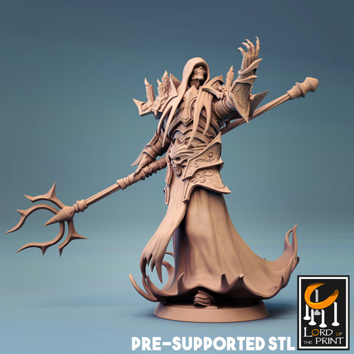 Lich necromancer miniature d - necromancer,