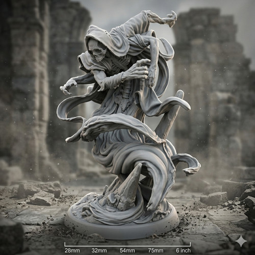 Wraith lich undead skeletal - wraith,
