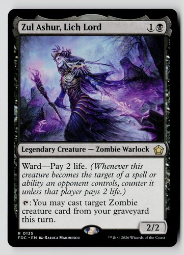 Zul ashur lich lord - 135, rare