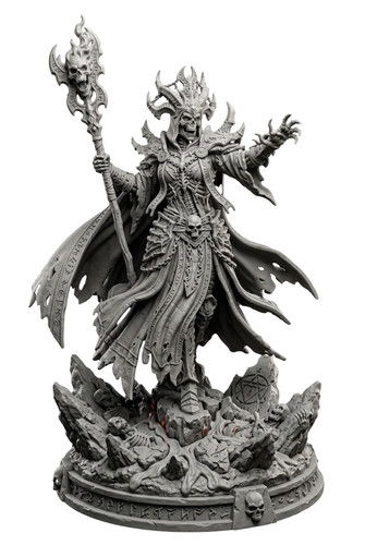 Female lich resin mini - lich,