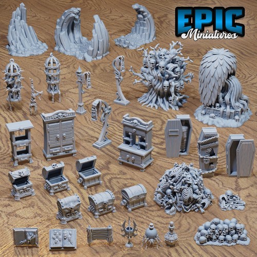 Lich crypt scenery - crypt,